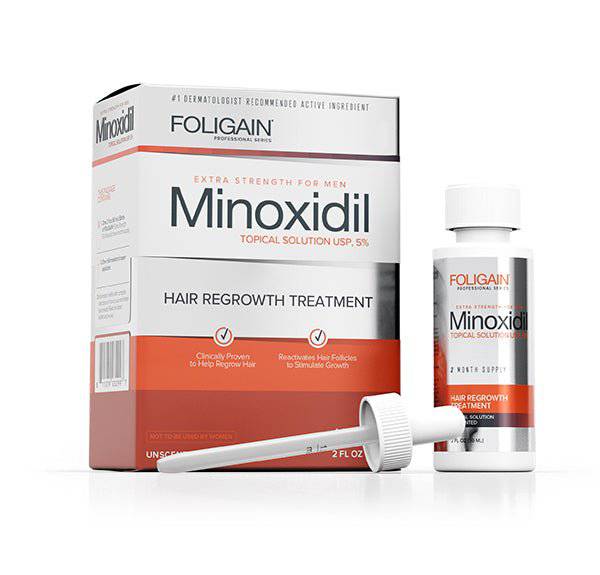 Minoxidil, 1 måneds forbrug