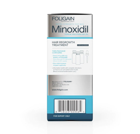 Minoxidil 5% (Low Alcohol) - 3 måneders forbrug